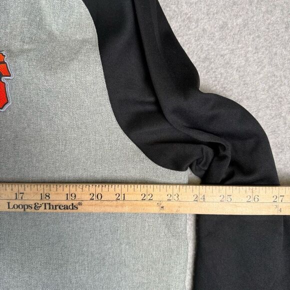 Nike Dri Fit Mens Large MLB San Francisco Giants Zip Front Jacket Gray Black - Picture 3 of 8